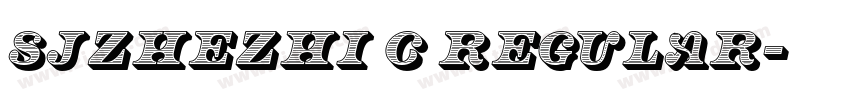 SJzhezhi C Regular字体转换